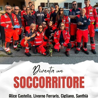 Aperte le iscrizioni al corso per volontari soccorritori Anpas nel Vercellese