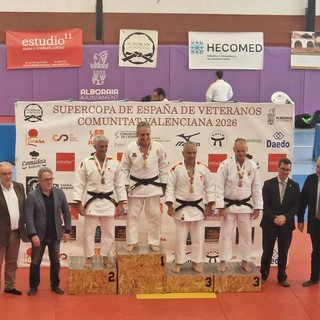 Carlo Fiore sul podio in Spagna: secondo posto alla Supercoppa Master per il judoka di Serravalle Sesia