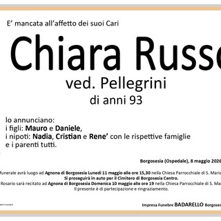 Chiara Russo, ved. Pellegrini