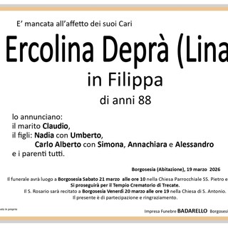Ercolina Deprà (Lina) in Filippa