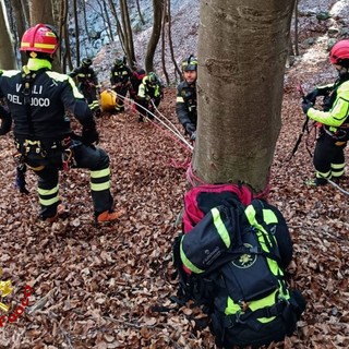 Campertogno:  Vigili del Fuoco si addestrano per i soccorsi a dispersi FOTO