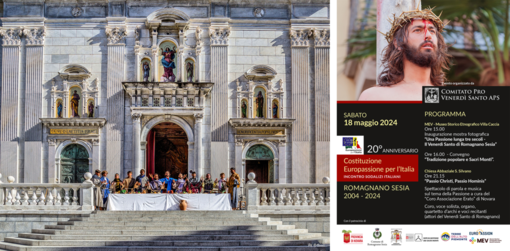 Romagnano Seisa: il Comitato pro Venerdì Santo celebra il 20° anniversario di Europassione per l’Italia.