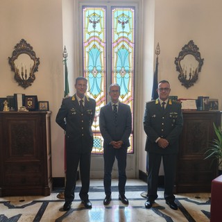 Il Prefetto di Vercelli accoglie il Tenente Col. Gianluca Coco