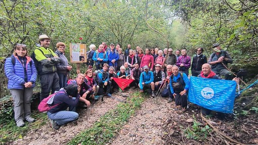 Oltre 40 partecipanti alla camminata sul Monte Fenera dedicata a Sandro Orsi