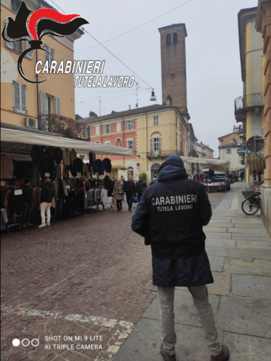 Da Vercelli: Manodopera non in regola al mercato: multe, denunce e sospensione dell'attività