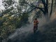 Avanzano le fiamme in Valsessera: cinque presidi per fermarne l'avanzata - Foto pagina Facebook AIB Bruzolo