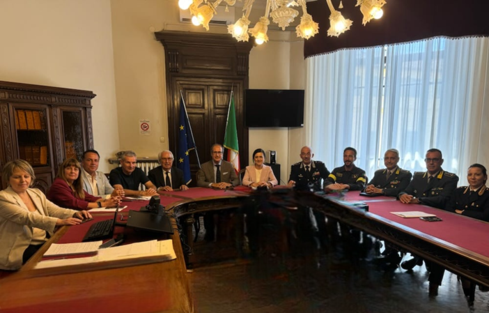 Sicurezza in città: incontro del Comitato Provinciale e saluto al Colonnello Ciro Natale