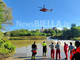 Ciclista travolto dalla piena del torrente: stava attraversando il guado di Castelletto Cervo