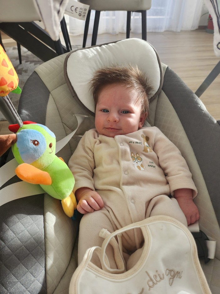 Dalla Gattera di Serravalle l’ultimo nato del 2025: Gregorio Vaccaro Dalla Gattera di Serravalle l’ultimo nato del 2025: Gregorio Vaccaro