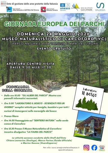 Giornata Europea dei Parchi, a Carcoforo un evento gratuito per scoprire la natura dell’Alta Valsesia Giornata Europea dei Parchi, a Carcoforo un evento gratuito per scoprire la natura dell’Alta Valsesia