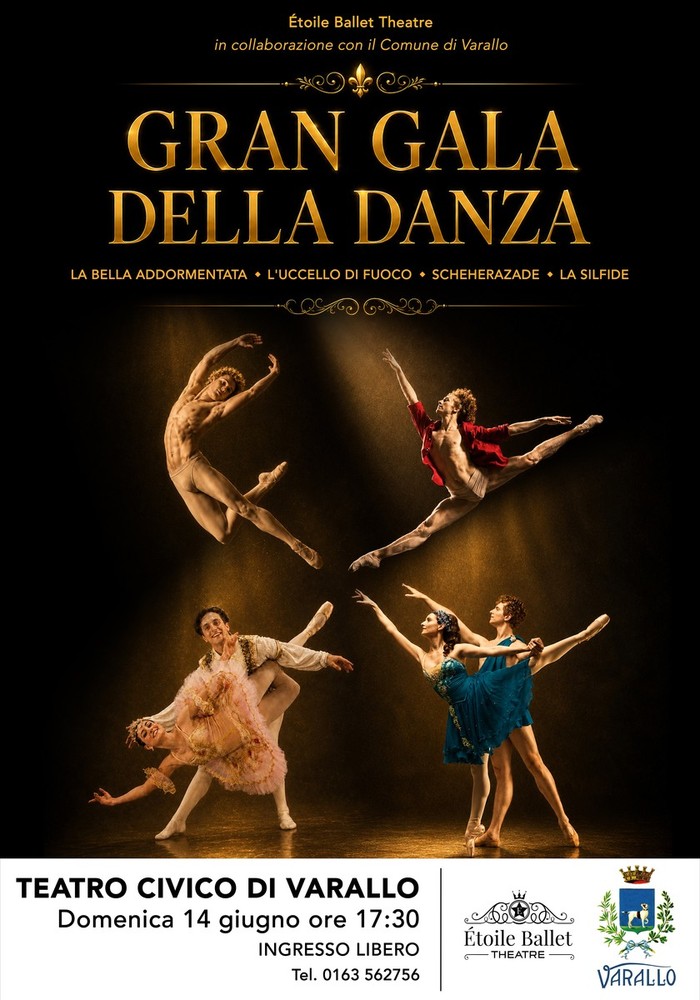 Varallo, al Teatro Civico il “Gran Gala della Danza” con Étoile Ballet Theatre