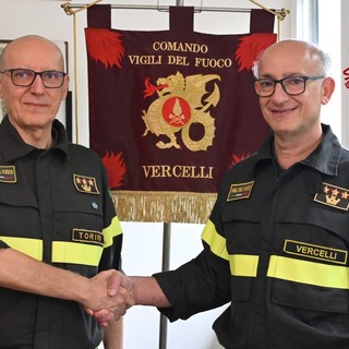 Vercelli, cambio al vertice dei Vigili del Fuoco: Giannace nuovo comandante provinciale