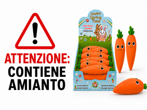 Attenzione a questo giocattolo: contiene amianto