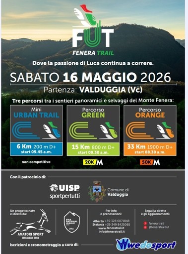 Fenera Trail, a Valduggia tre percorsi sui sentieri del Monte Fenera