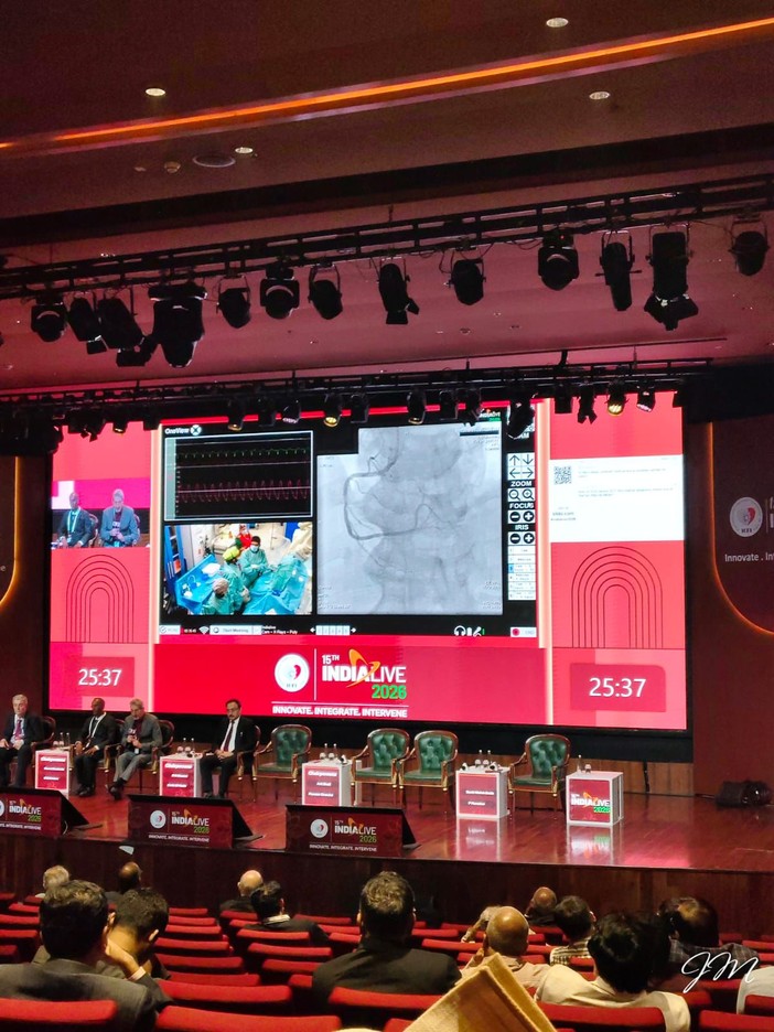 Cardiologia di Vercelli in diretta mondiale da India Live 2026: il Sant’Andrea tra i tre ospedali italiani invitati