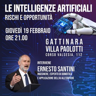 A Villa Paolotti di Gattinara una serata sull’Intelligenza Artificiale tra rischi, opportunità e futuro degli edifici smart
