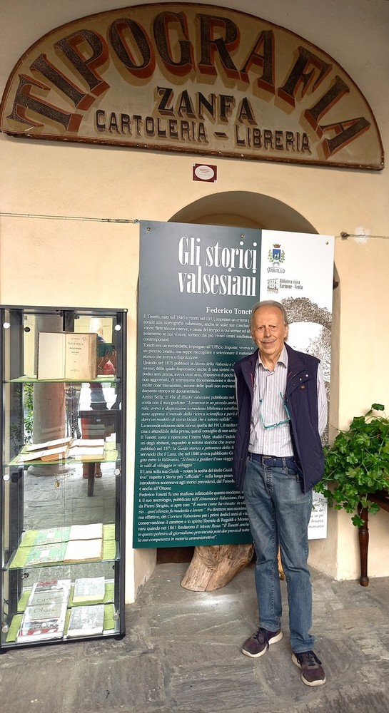 Varallo: in dono la storica insegna della &quot;Tipografia Zanfa&quot;