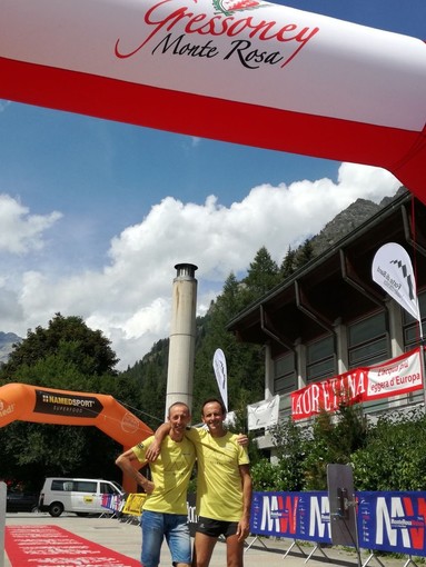 Ivan Camurri e Mauro Tinelli al MonteRosa Walser Trail 2017