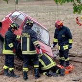Dal Nord-ovest (VC), incidente stradale a Santhià: conducente elitrasportato in ospedale