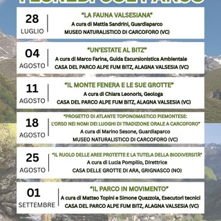 Arrivano &quot;I lunedì col parco&quot;, sei giornate con i protagonisti