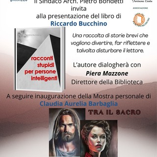 A Varallo un sabato tra letteratura e arte in Biblioteca con Riccardo Bucchino e Claudia Aurelia Barbaglia