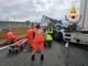 Incidente tra due tir sulla A4 a Villarboit: un ferito grave