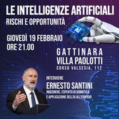 A Villa Paolotti di Gattinara una serata sull’Intelligenza Artificiale tra rischi, opportunità e futuro degli edifici smart