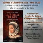 A Varallo la presentazione de “La ribelle di Dio”, il nuovo romanzo storico di Guido Gambarini