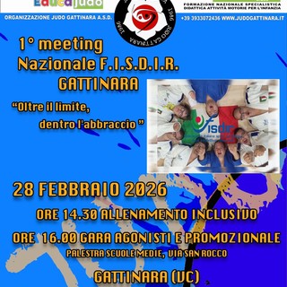 Gattinara porta sul tatami il 1° Meeting Nazionale F.I.S.D.I.R. di judo: sport paralimpico e inclusione al centro Gattinara porta sul tatami il 1° Meeting Nazionale F.I.S.D.I.R. di judo: sport paralimpico e inclusione al centro