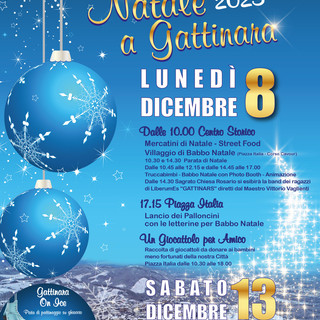 Gattinara accende la magia: l’8 dicembre torna “Natale a Gattinara” tra mercatini, parate e solidarietà