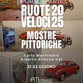 &quot;Ruote Veloci&quot;: esposizione di auto storiche e incontri sul motorsport alla Fondazione Marazzato
