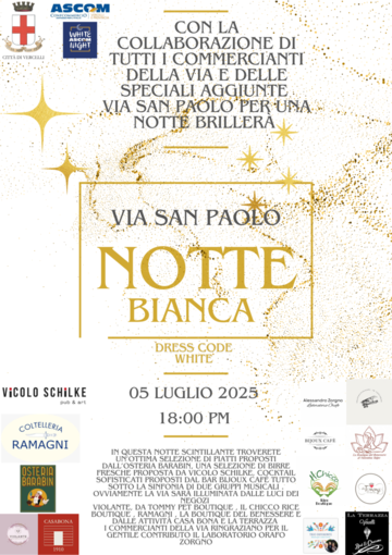 A Vercelli torna “La Notte Bianca&quot; in un'edizione ricca di novità