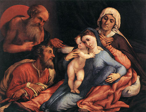 Lorenzo Lotto. Sacra Famiglia