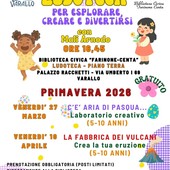 A Varallo tornano i laboratori creativi in Ludoteca: due appuntamenti di primavera per bambini dai 5 ai 10 anni A Varallo tornano i laboratori creativi in Ludoteca: due appuntamenti di primavera per bambini dai 5 ai 10 anni