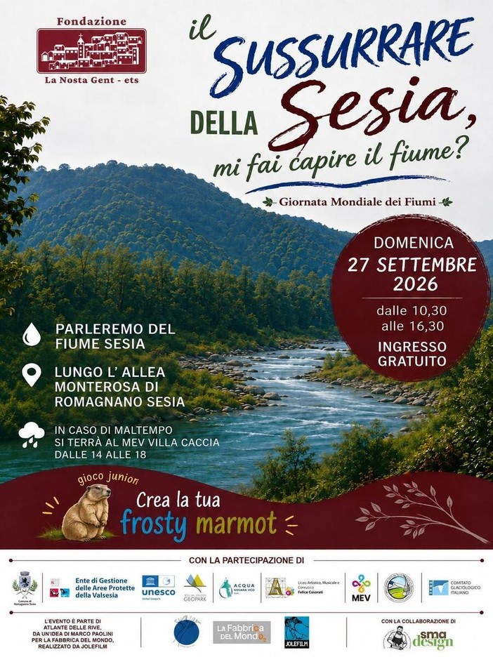 Romagnano Sesia, il 27 settembre una giornata dedicata al fiume tra scienza, arte e memoria