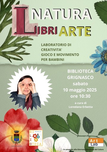 Biblioteca di Grignasco - Natura, Libri e Arte: un appuntamento creativo con Loredana Erbetta