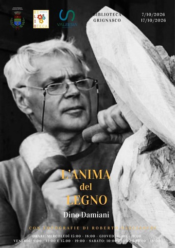 Grignasco, dal 7 al 17 ottobre la mostra “L’Anima del Legno” dedicata a Dino Damiani
