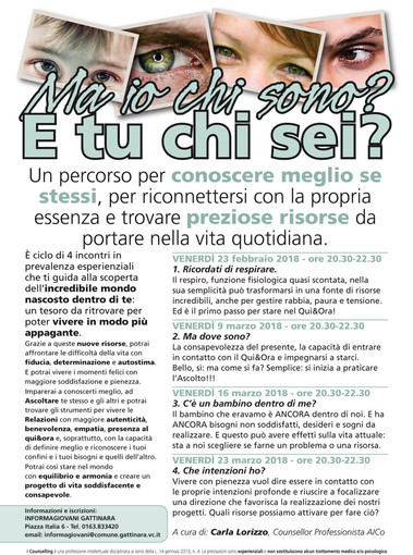 Un nuovo corso di counselling nella sede di Gattinara dell’Università Popolare
