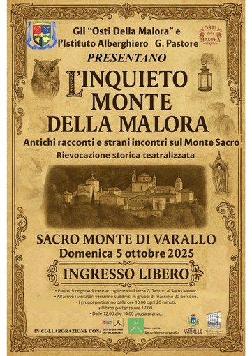 Varallo: L’inquieto Monte della malora, Antichi racconti e strani incontri sul Monte Sacro