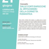 Lozzolo, Gaudete Festival porta in San Giorgio il virtuosismo della cornetta romantica Lozzolo, Gaudete Festival porta in San Giorgio il virtuosismo della cornetta romantica