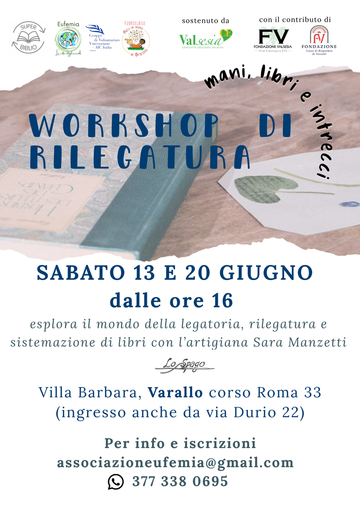 SuperBiblio porta in Valsesia scambio di libri, riuso e laboratori di rilegatura SuperBiblio porta in Valsesia scambio di libri, riuso e laboratori di rilegatura