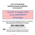 Coggiola, visite ginecologiche di prevenzione alla Casa della Salute