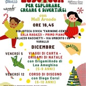 Laboratori per bambini: a Varallo dicembre si accende di creatività tra origami, disegno e giochi d’inverno