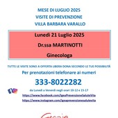 Associazione Igea: visita ginecologica a Villa Barbara il 21 luglio