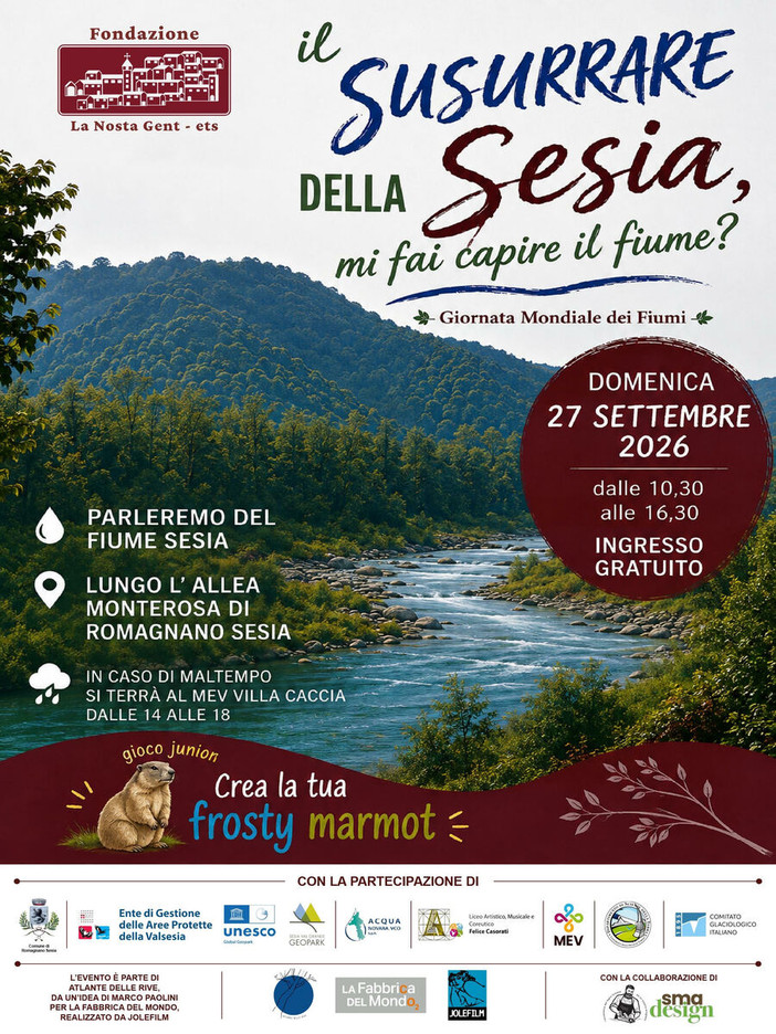 A Romagnano Sesia una giornata per ascoltare il fiume e riscoprire il legame con il territorio A Romagnano Sesia una giornata per ascoltare il fiume e riscoprire il legame con il territorio