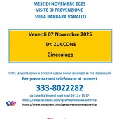Varallo, visite di prevenzione con il dottor Zuccone a Villa Barbara