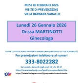Varallo e Coggiola, visite ginecologiche di prevenzione con l’Associazione Igea