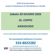 A Varallo visite di prevenzione angiologica con Igea A Varallo visite di prevenzione angiologica con Igea