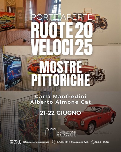 &quot;Ruote Veloci&quot;: esposizione di auto storiche e incontri sul motorsport alla Fondazione Marazzato