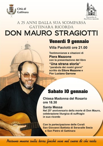 Gattinara rende omaggio a Don Mauro Stragiotti con due appuntamenti tra memoria e comunità Gattinara rende omaggio a Don Mauro Stragiotti con due appuntamenti tra memoria e comunità